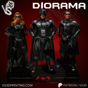 1997 Batman & Robin Diorama